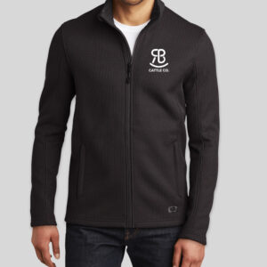Premium Men’s Jacket (OGIO Grit Full Zip Fleece Jacket)